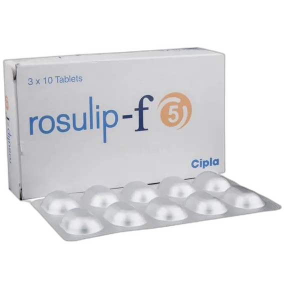 rosulip f 5mg tablet 10's